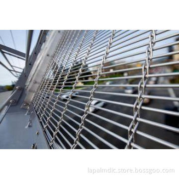 Stainless Wire Rope Rod Woven Decorative Mesh,Architectural